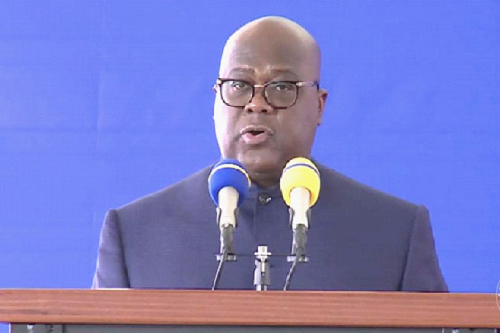  Félix Tshisekedi lance l'Expo Béton et réaffirme sa vision d'un pays interconnecté.