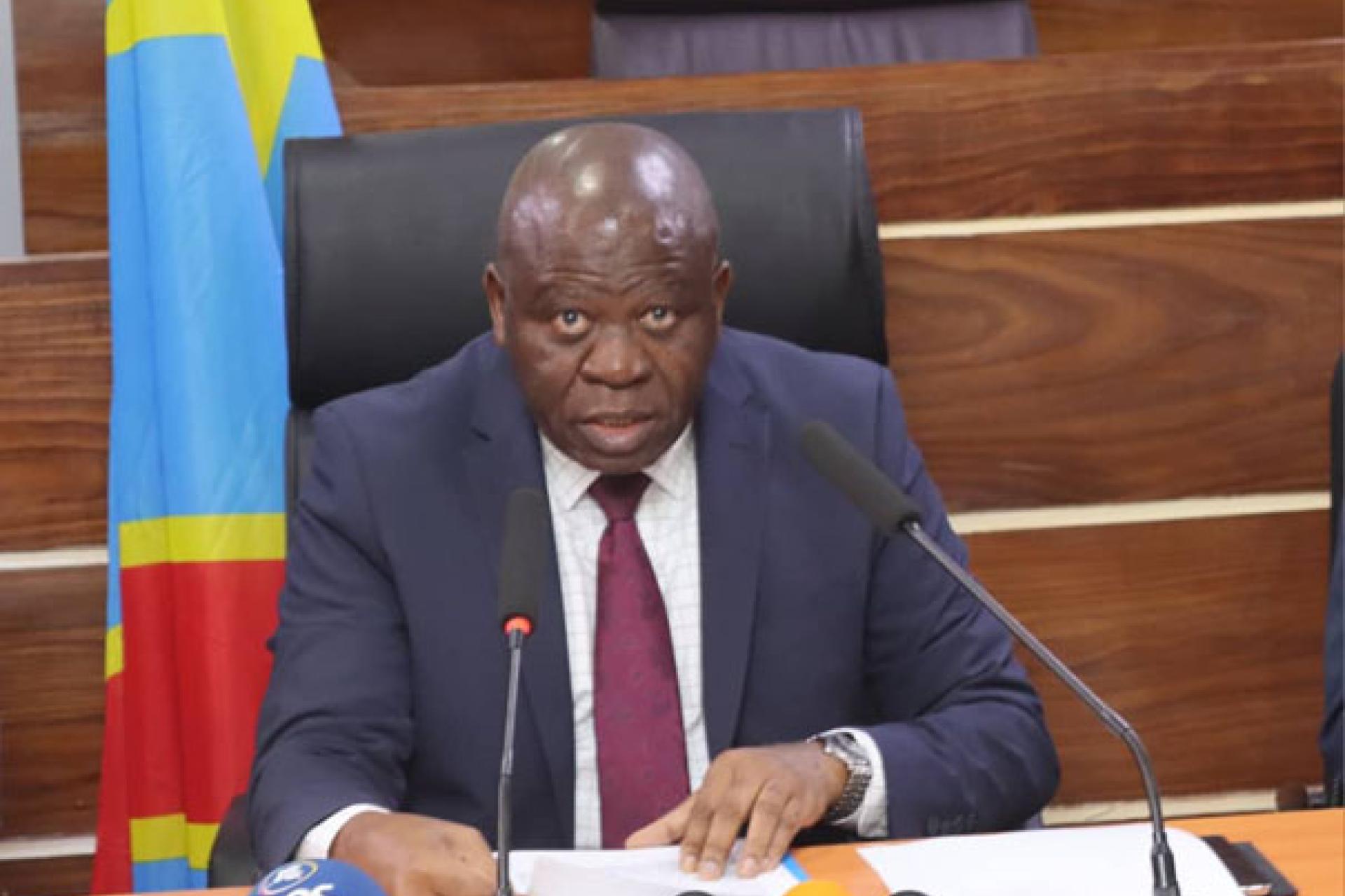 Le Président de la Cour des Comptes Jimmy Munganga.