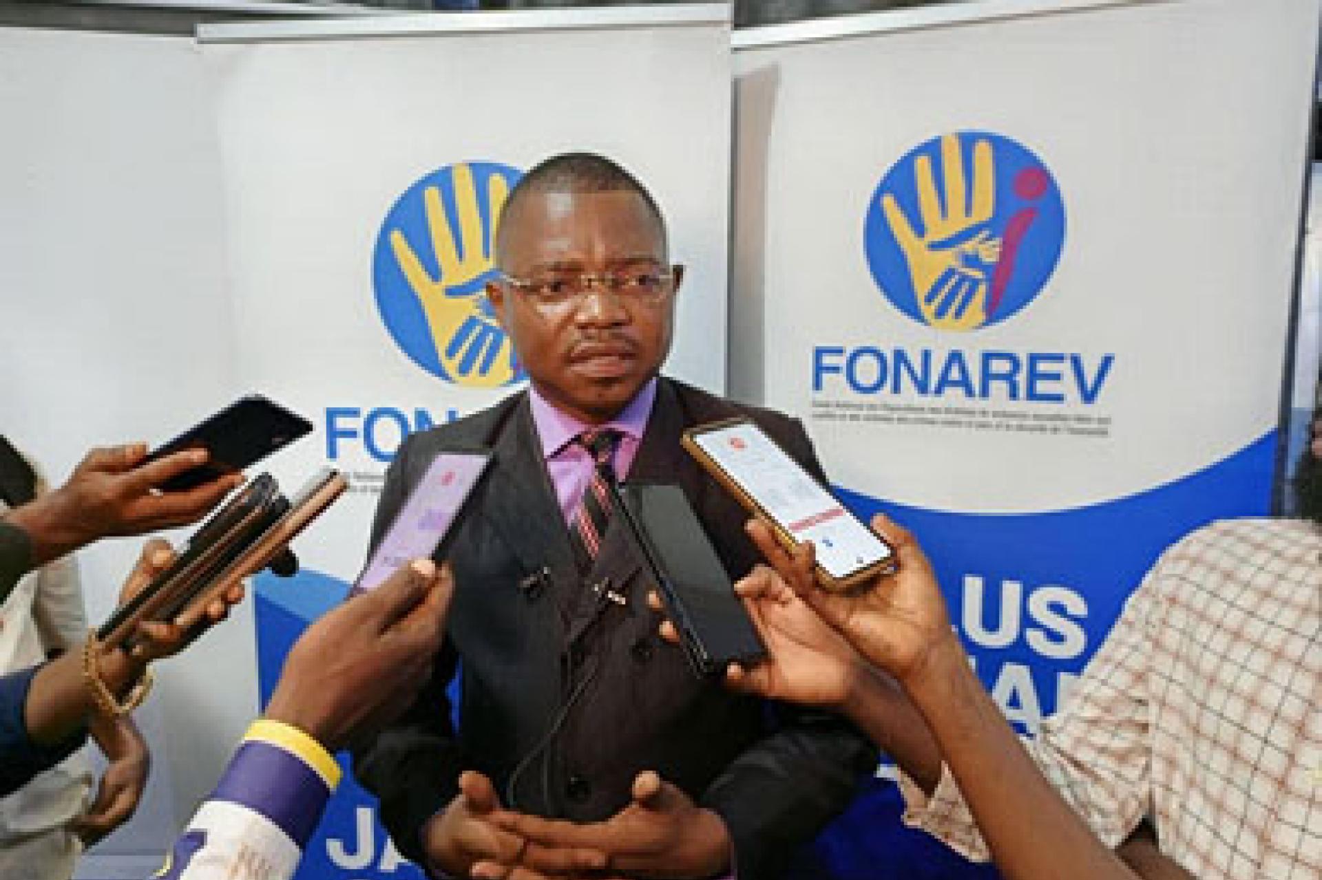 Mhyrhand Mulumba, coordonnateur régional du Fonarev dans le grand Kasaï. Photo droits tiers