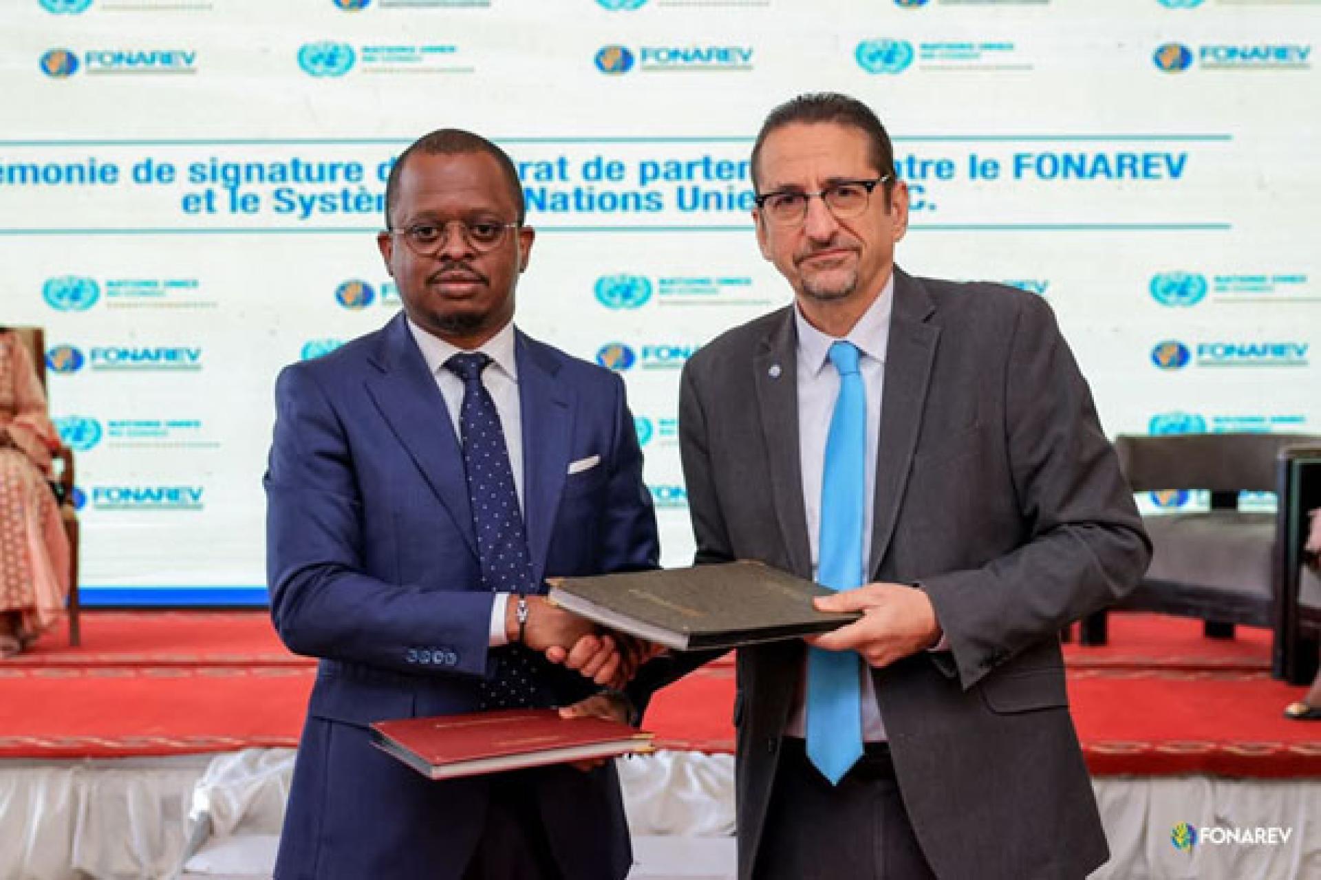 Patrick Fata  (DG Fonarev) et Bruno Lemarquis (Coord