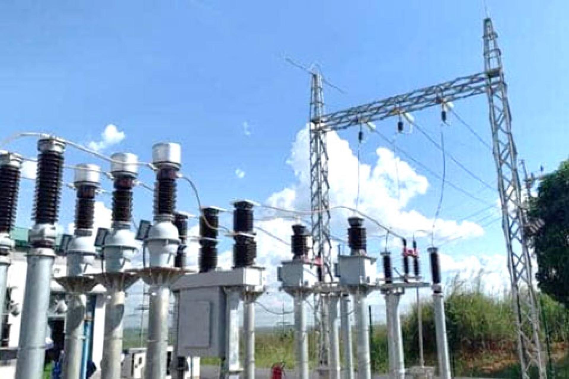 Une sous-station électrique de 130 kV à Mbuji-Mayi au Kasaï-Oriental. Photo droits tiers