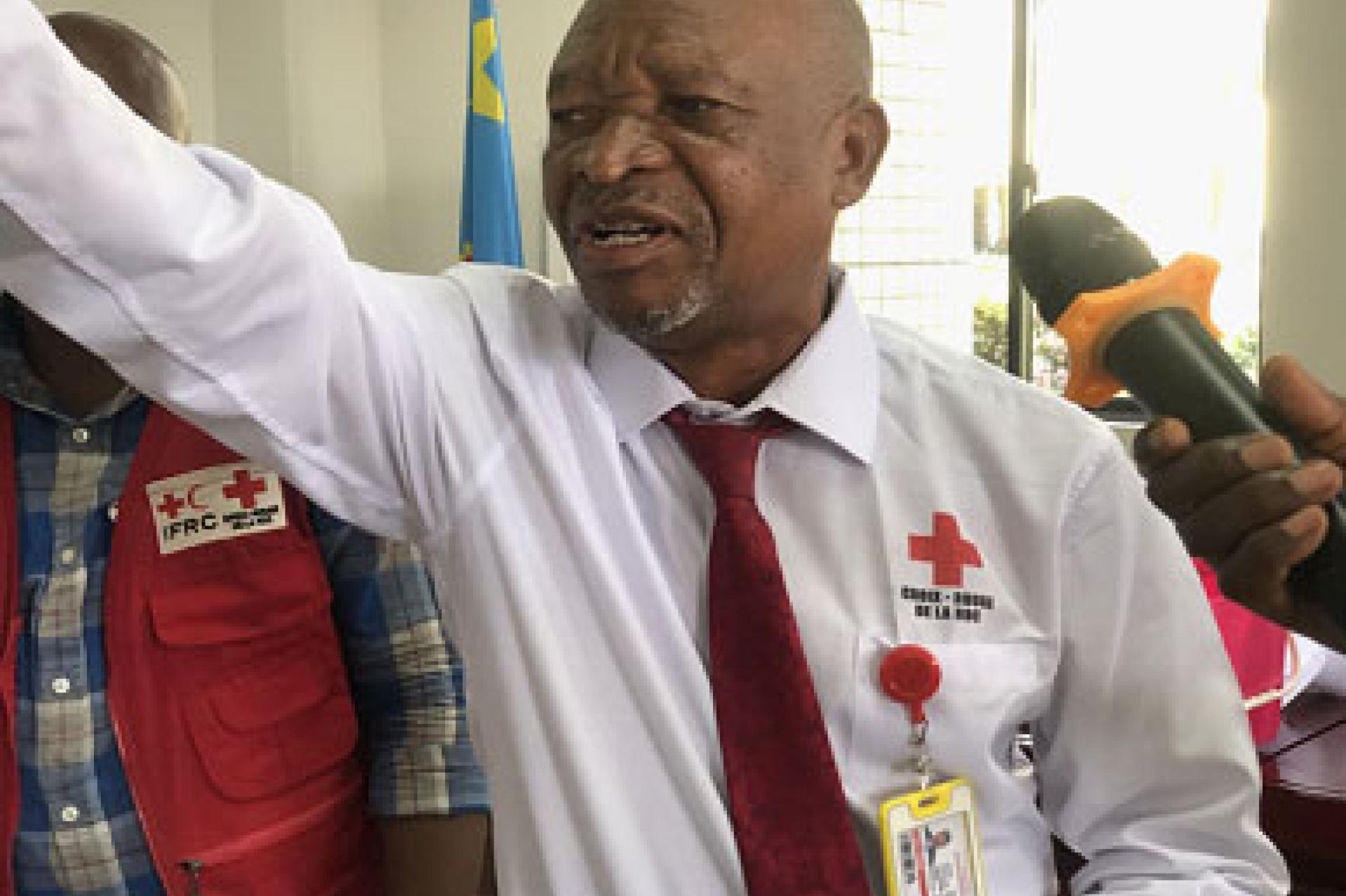 Grégoire Mateso, réélu à la tête de la Croix-Rouge de la RDC.