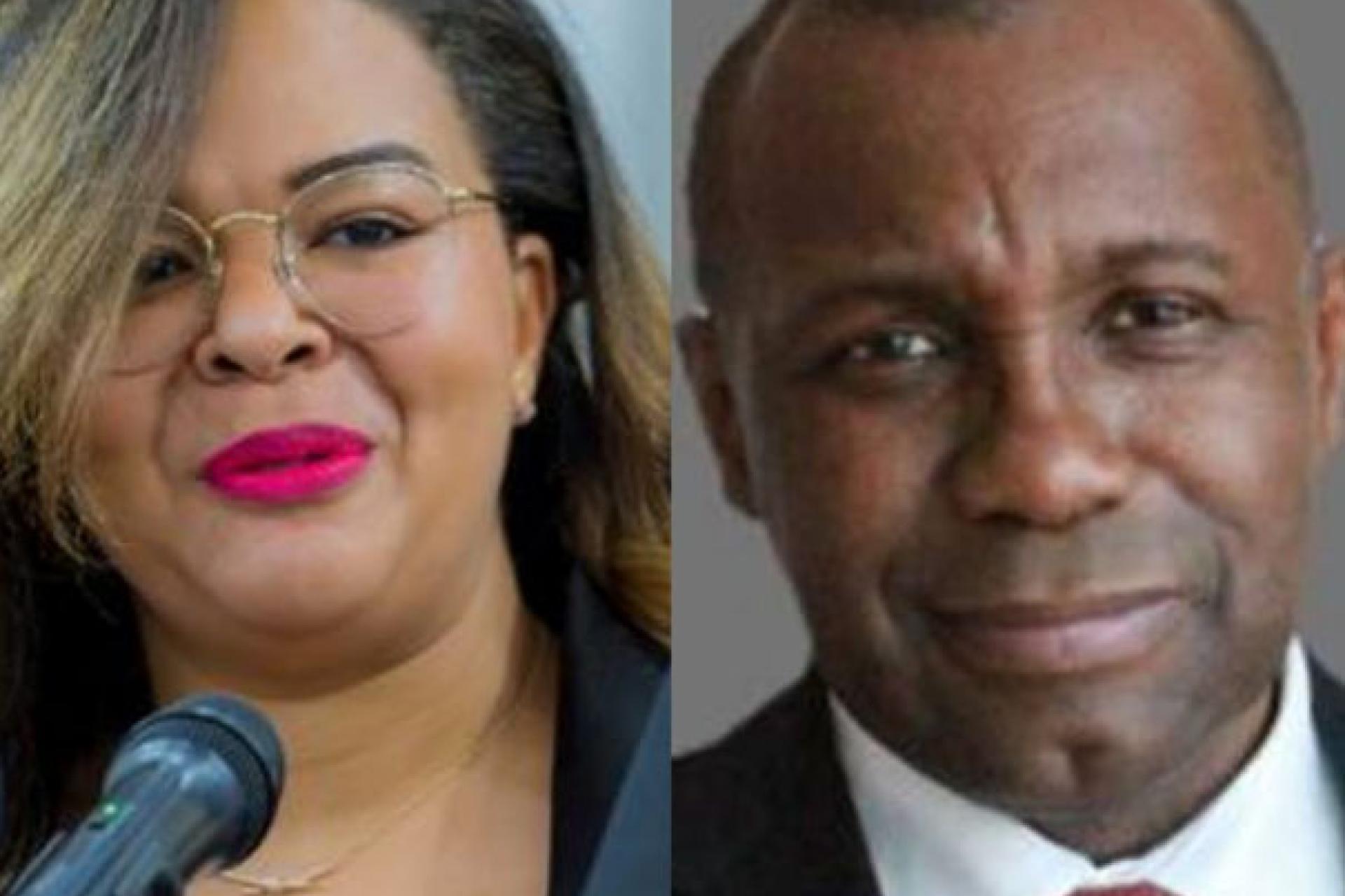 La cheffe de la diplomatie congolaise, Thérèse Kayikwamba Wagner, et l’ambassadeur itinérant Antoine Ghonda Mangalibi. Photo droits tiers