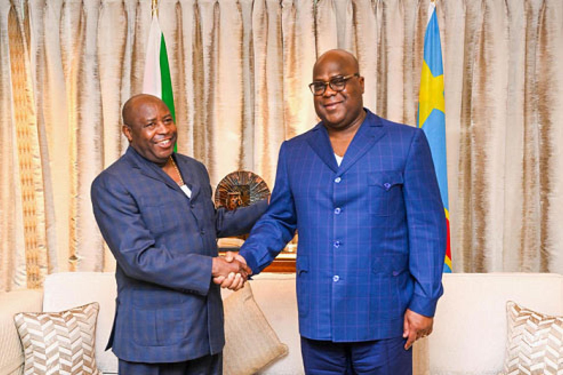 Tshisekedi et Ndayishimiye