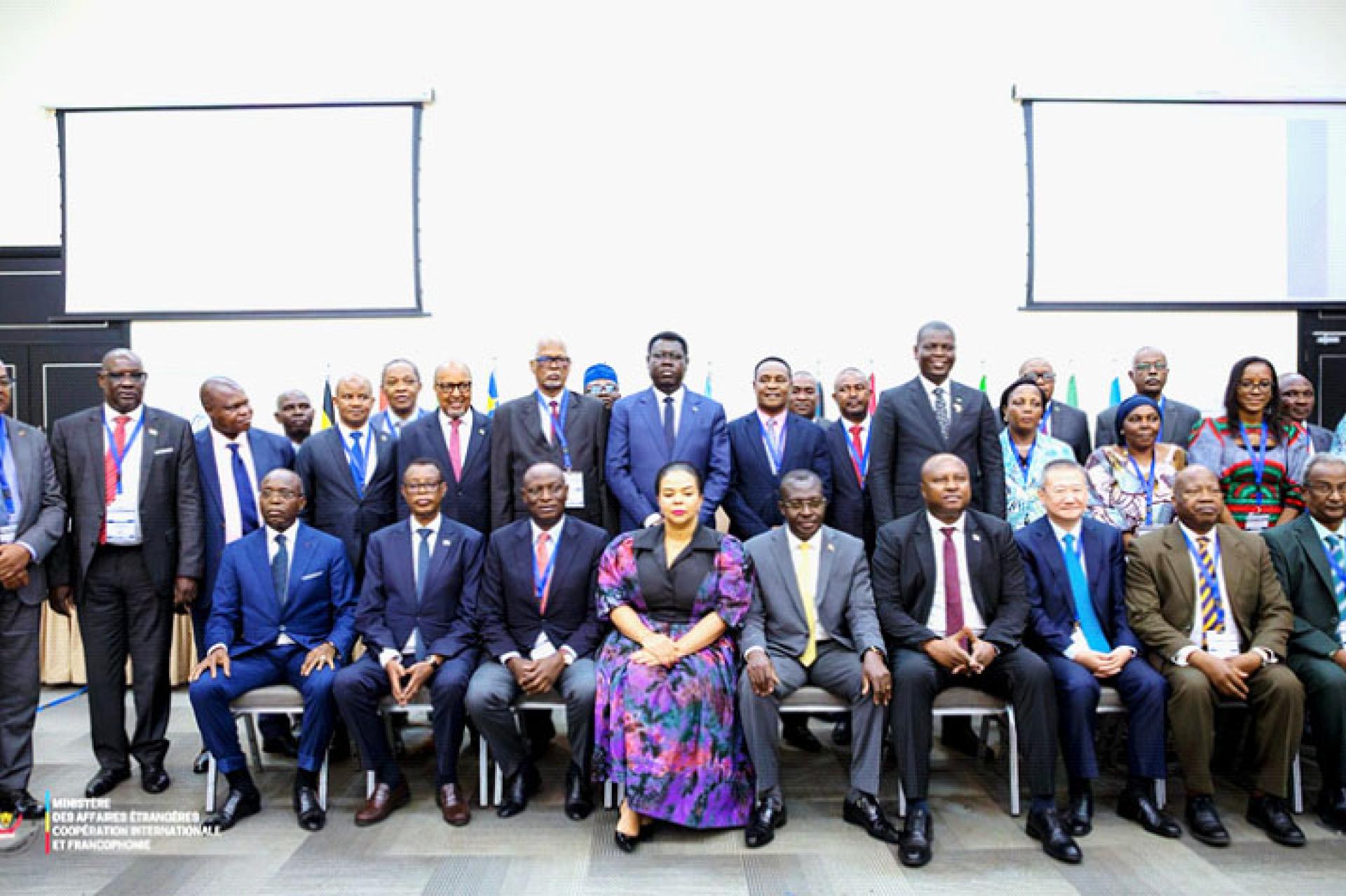 Vue des participants à la réunion des ministres des Affaires étrangères des pays signataires de l'Accord-cadre pour la paix, la sécurité et la coopération pour la RDC et la région. Photo droits tiers