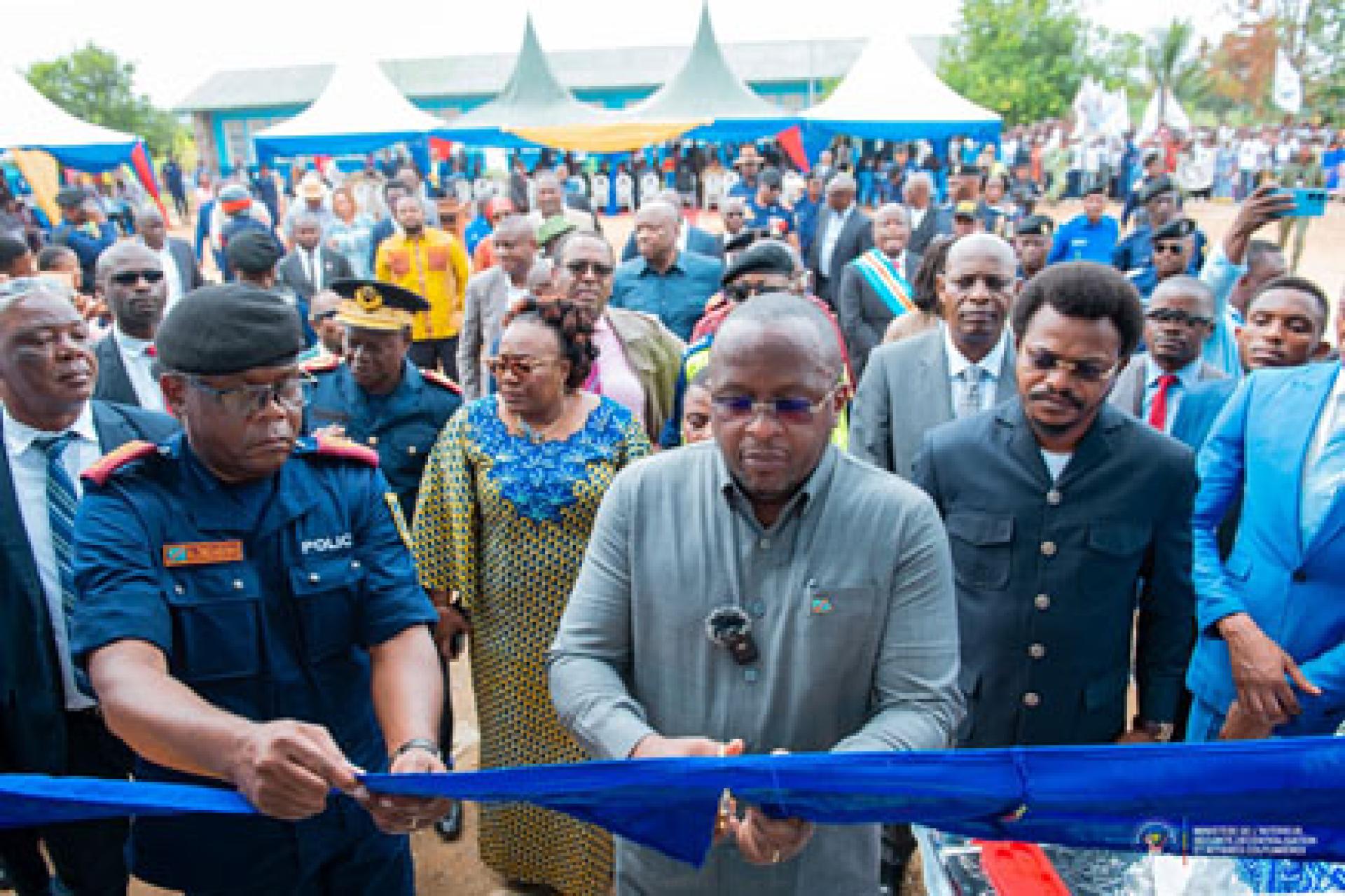 Le VPM Shabani inaugure