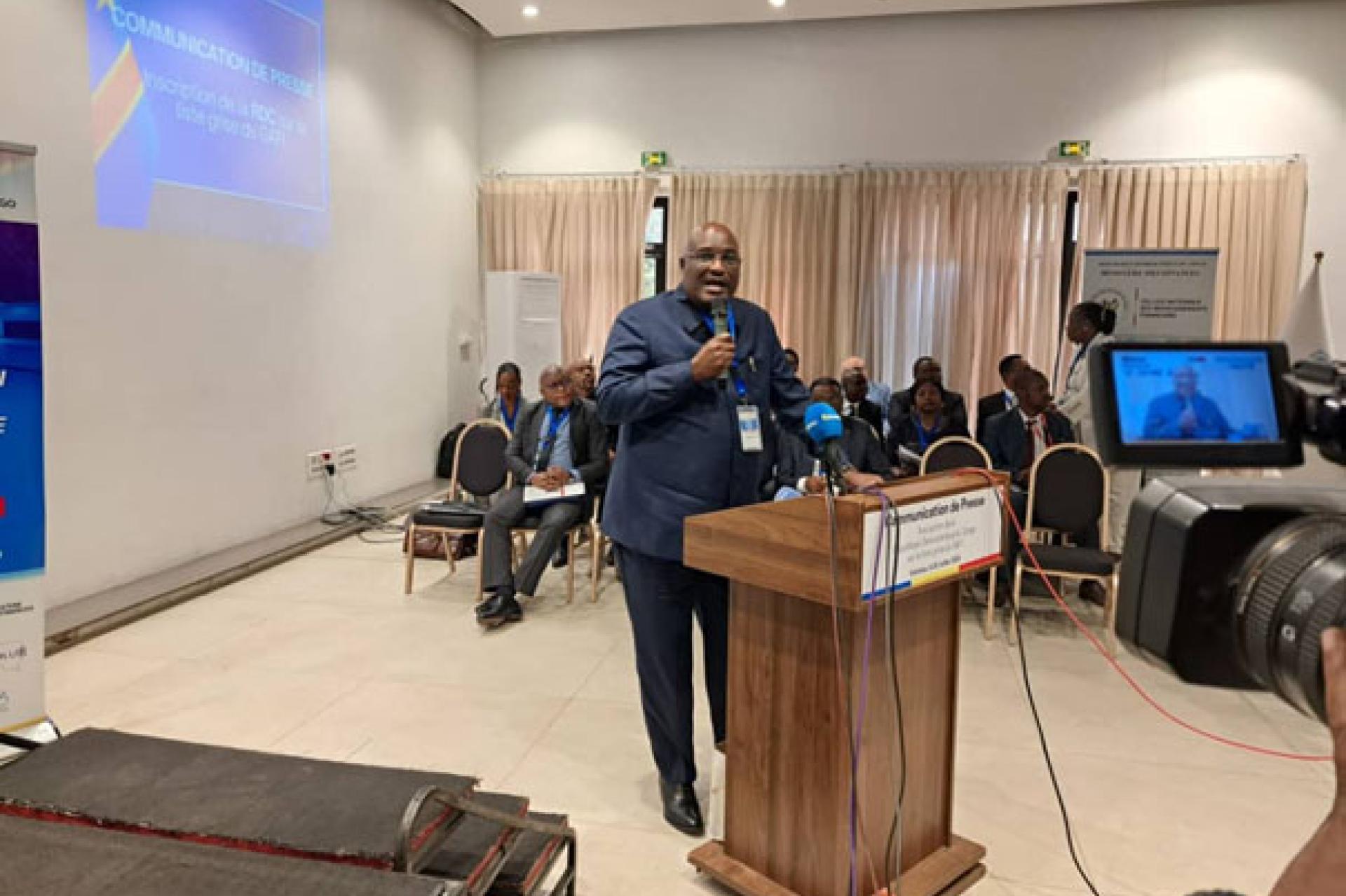 Adler Kisula, secrétaire exécutif de la Cellule nationale de renseignements financiers. Photo droits tiers