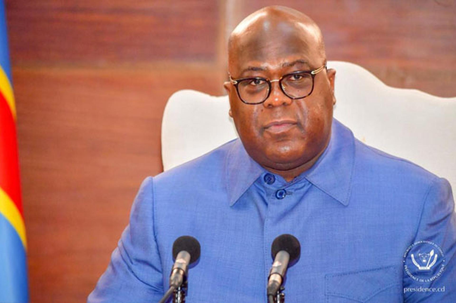 Le Président Félix Tshisekedi.