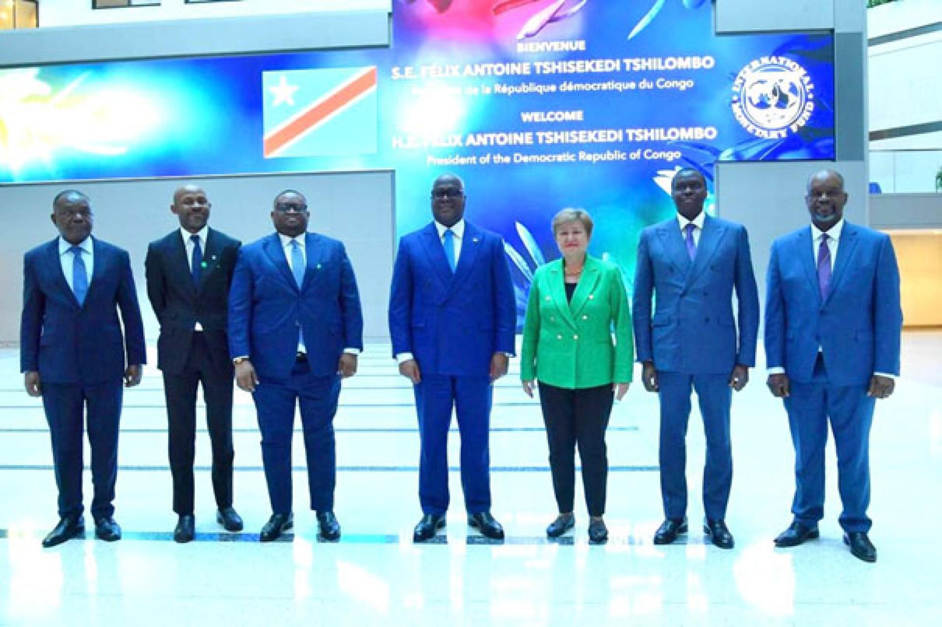 Délégation RDC et FMI CEO