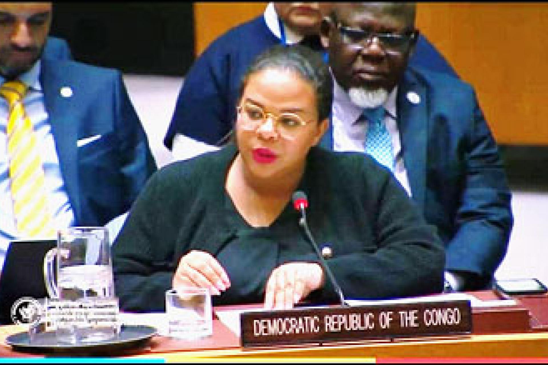 La ministre d'État, ministre des Affaires étrangères, Thérèse Kayikwamba. Photo droits tiers