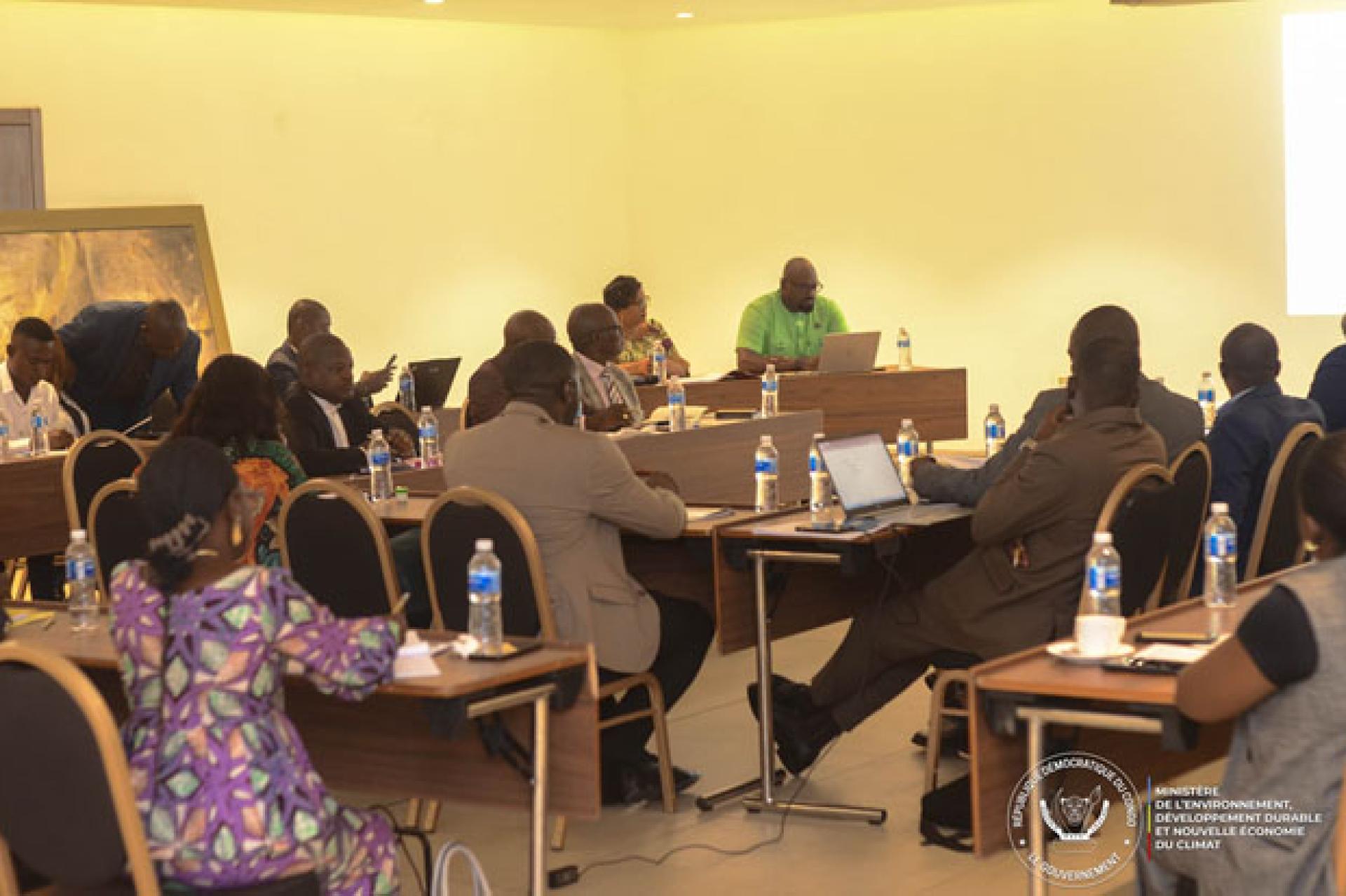 Une vue des participants à la réunion du Comité de pilotage du projet. Photo droits tiers 