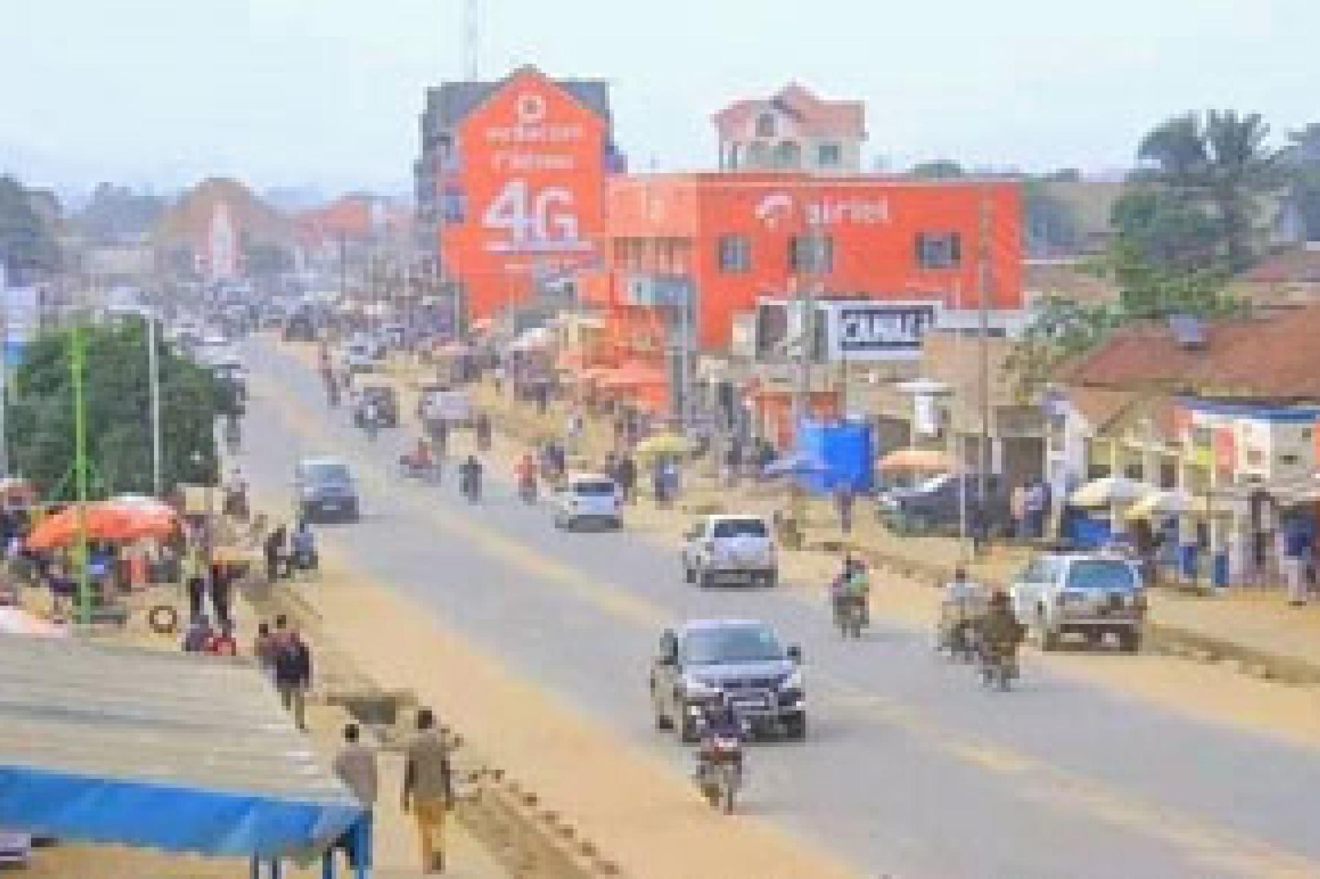 Ville de Bunia, chef-lieu de la province de l'Ituri 