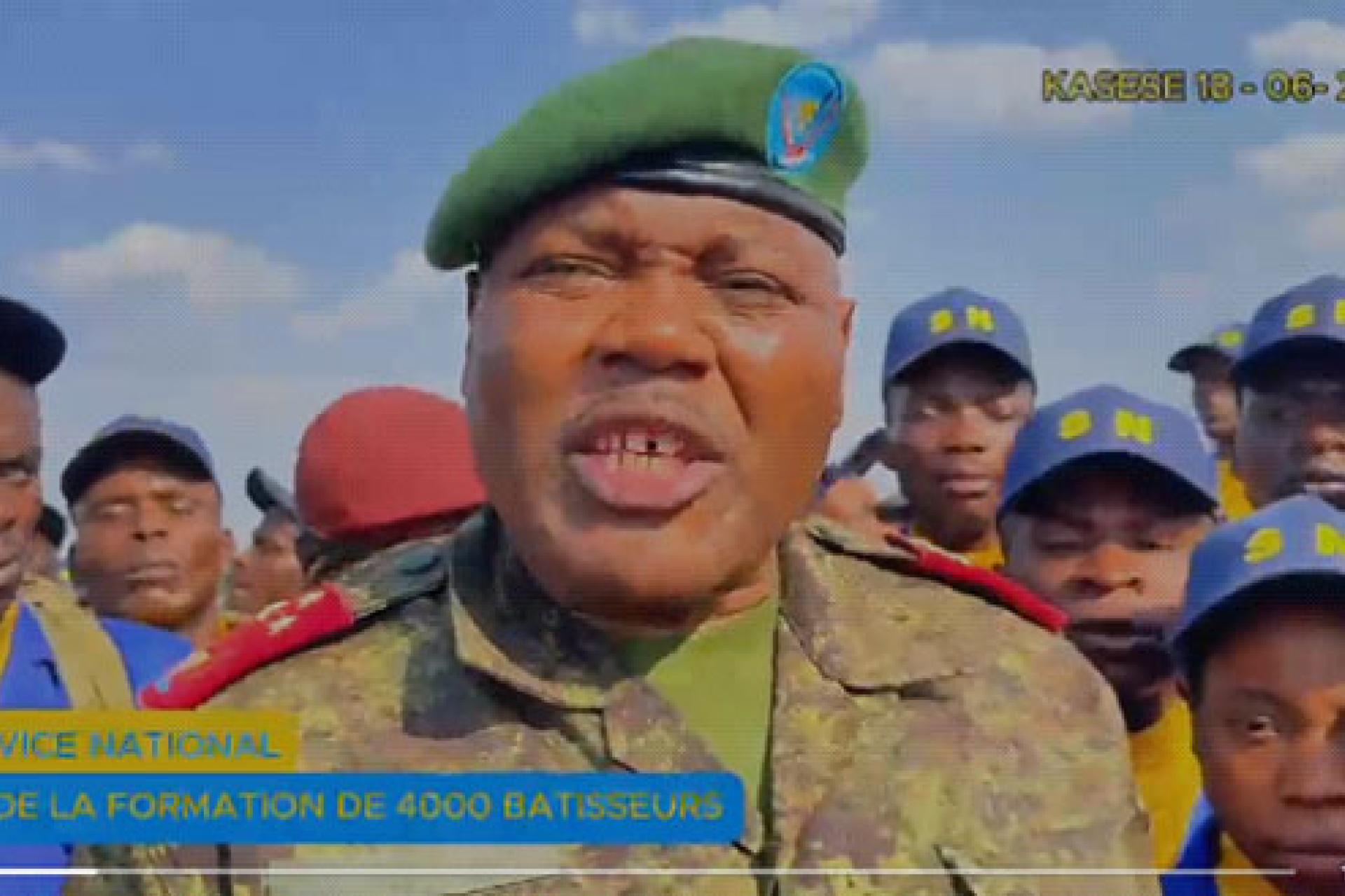 Le général Jean-Pierre Kasongo Kabwik p